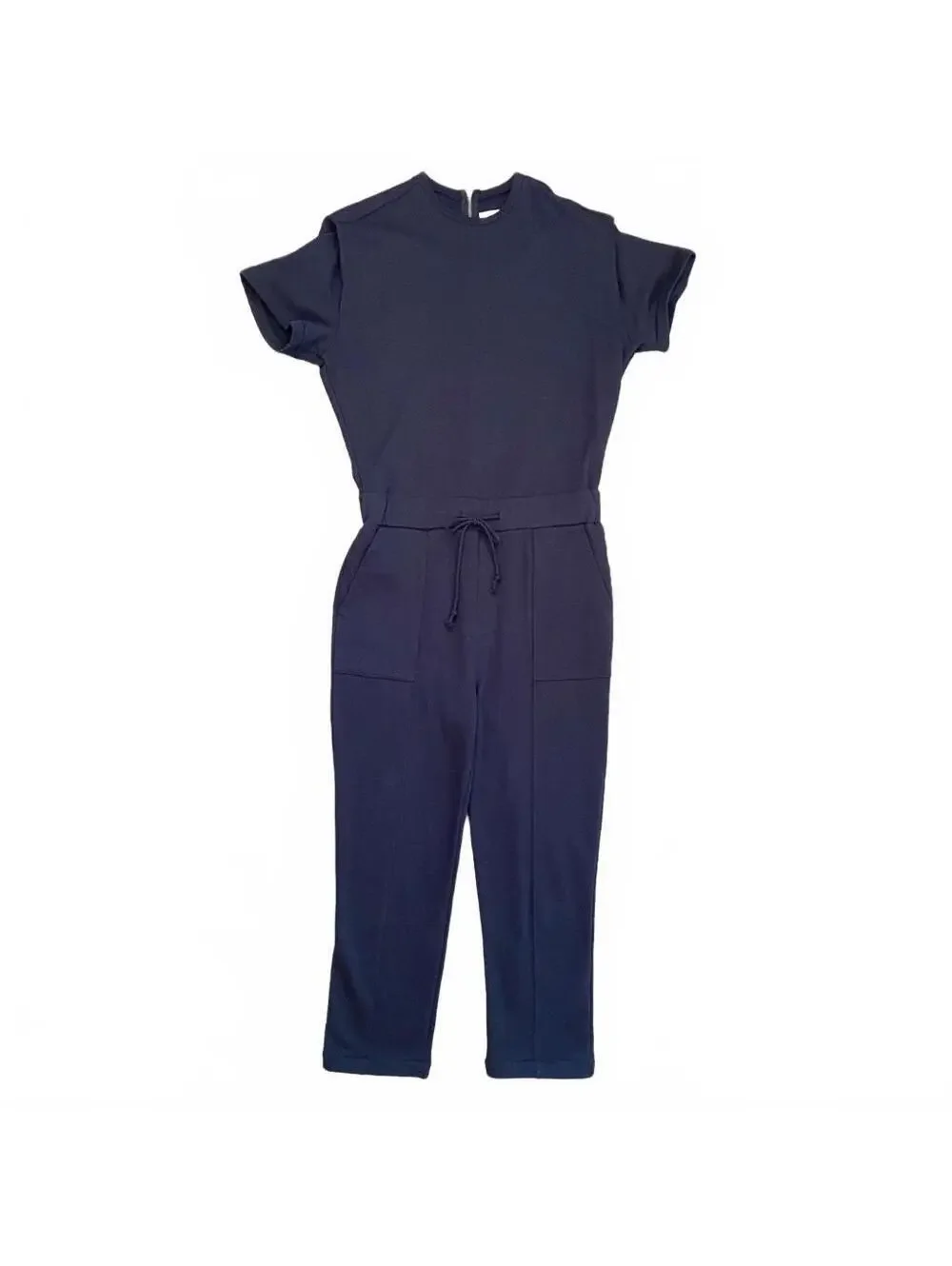 Pistola Decklin Shoulder Pad Sleeveless Jumpsuit Cotton Black Women's Size XS